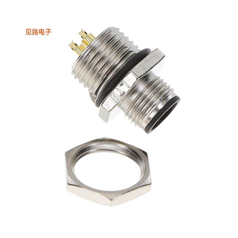 12-05PMIS-SH8001 -[全新M SERIES, M12, 4A, 05 PINS, RECE]