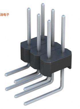 PEC03DBBN -原装[CONN HEADER R/A 6POS 2.54MM针座，分离式