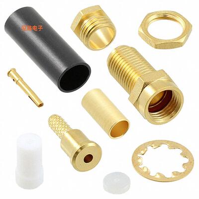 1051933-1 -原装[CONN SMA JACK STR 50 OHM SOLDERSMA
