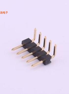 X4611WR-05I-C40D28 -[高U镀金抗氧化弯插,P=2mm排针