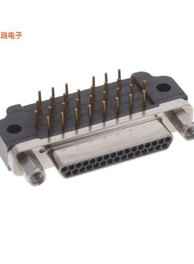 MDLM-31PCBRP-F222 -[全新CONN MICRO-D PLUG 31POS R/A SLDR]