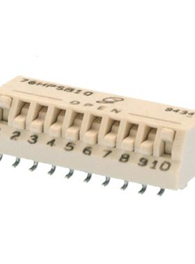 76HPSB08GWRT -[全新SWITCH PIANO DIP SPST 0.15A 30V]