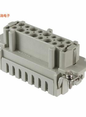 09330162726 -原装[INSERT FEMALE 16POS+1GND PUSH IN插件