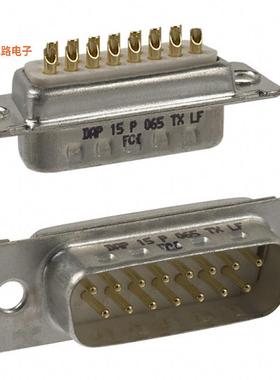 DAP15P065TXLF -原装[CONN D-SUB PLUG 15POS SOLDER CUPD-Sub