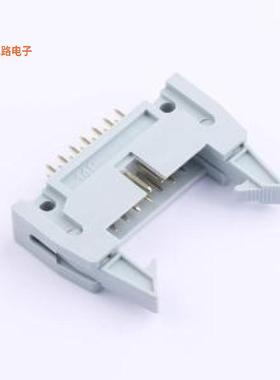 EH254V-12-14P-GY -[全新牛角2.54mm直插 2X07P 长耳 灰色]