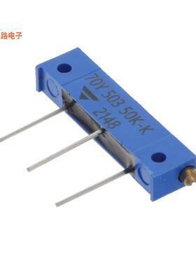M70Y503KB25 -原装[TRIMMER 50K OHM 0.5W PC PIN SIDE50 kOhms