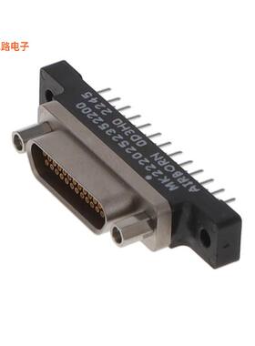 MK-222-025-235-2200 -[全新CONN MICRO-D RCPT 25P VERT SLDR]