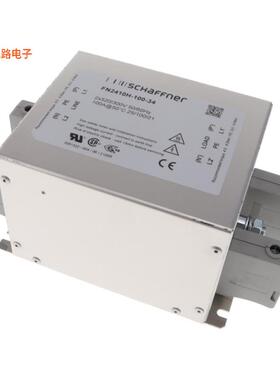 FN2410H-100-34 -原装[LINE FILTER 520/300VAC 100A CHAS单相
