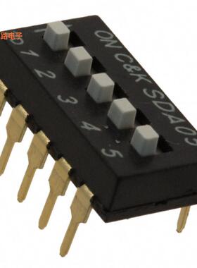 SDA05H1BD -原装[SWITCH SLIDE DIP SPST 0.025A 24VSPST