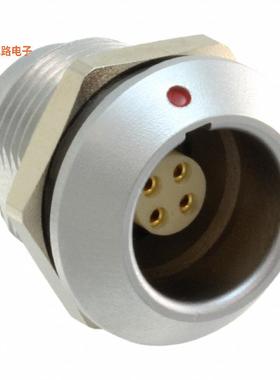 821K004-203R001 -[全新CONN RCPT FMALE 4P GOLD SLDR CUP]