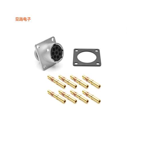 RT00128SKNH03-K -[全新CONN RCPT FMALE 8POS GOLD CRIMP]