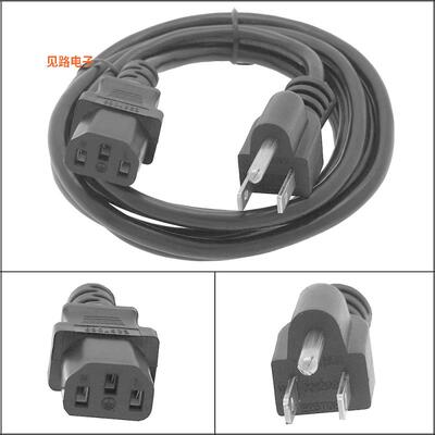 CM-210108BKBSTK -[全新12Ft Computer Power Cord 5-15P t]