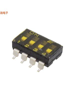 KAE04TGGT -原装[SWITCH SLIDE DIP SPST 0.025A 24VSPST