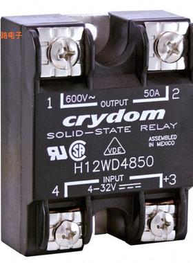 H12WD4850PGH -原装[SSR RELAY SPST-NO 50A 48-660V底座安装