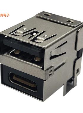 USB-A3-C31-D-RA-CS1 -[全新CONN USB TYPE-A OVER TYPE-C RIGH]