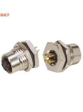 CON-M124SLDF -原装[M12 4 PIN SLD MNT FEMALE插座，母型插口