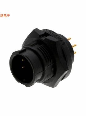 EN3P5MPX -原装[CONN RCPT MALE 5POS GOLD SOLDER插座，公形引脚