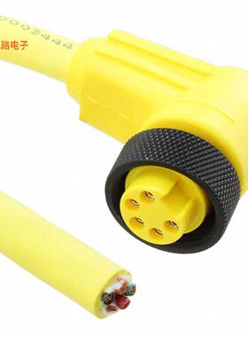 RKW 50-877/5M -[全新CBL 5POS PLUG RA TO WIRE 16.4']