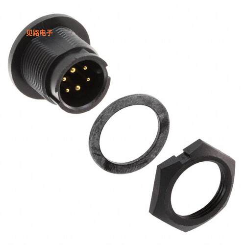 W7C82-6PG-300 -[全新CONN RCPT MALE 6P GOLD SLDR CUP]