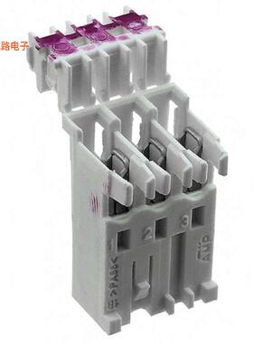 1-282003-6 -原装[CONN PLUG 3POS IDC TINCONN PLUG 3PO