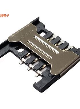 SCC-Q1-06-G-SMT-T/R -原装[CONN SIM CARD R/A SMDSIM 卡
