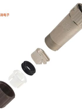 LF10WBPD-4P(31) -[全新CONN PLUG MALE 4P GOLD SLDR CUP]