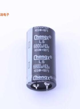 LS688M063O50RR0VH2SP0 -[原装牛角型电解插件,D25xL50mm