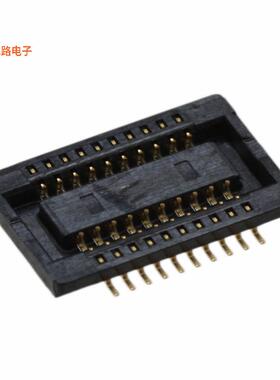 0547220204 -原装[CONN RCPT 20POS SMD GOLD插座，中央带触点