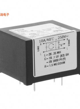 10EDP -原装[LINE FILTER 250VAC 10A TH单相