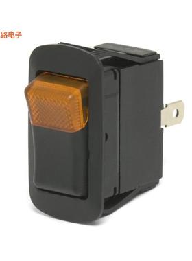 58312-A4 -原装[SWITCH ROCKER SPST 25A 12V面板安装，卡入式