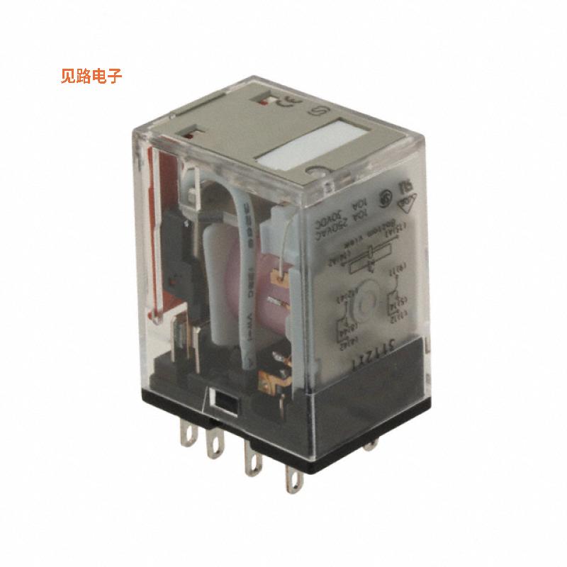 MJN2C-E-AC24 -原装[RELAY GEN PURPOSE DPDT 20A 24V底座安装