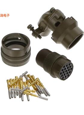 PT08SE-14-19S -[全新CONN PLUG FMALE 19POS GOLD CRIMP]