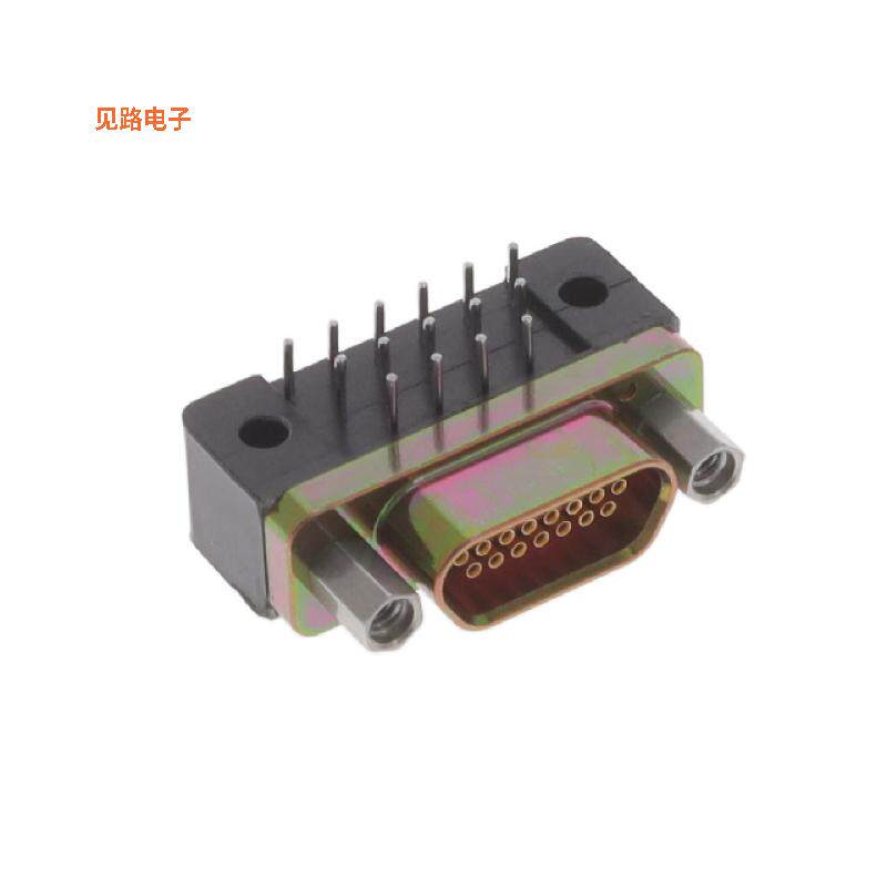 M83513/13-B01CP -[全新CONN MICRO-D RCPT 15POS R/A SLDR]
