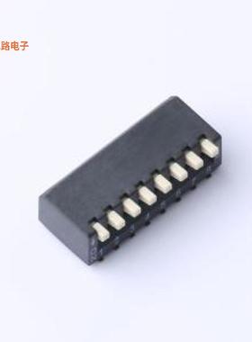 2.54-8P TPCB -[立贴 侧拨SMD拨码