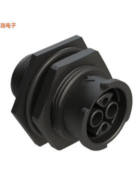 FLS712N2S03 -原装[4 (2+2) POSITION JAM NUT RECEPTA插座外壳