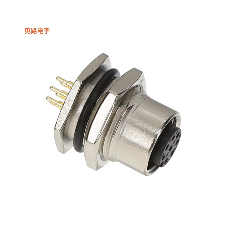M12A-06PFFP-SF8001 -原装[M12 PANEL PCB CONN插座，母型插口