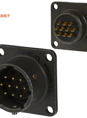 PT02E-12-10P(025) -[全新CONN RCPT MALE 10P GOLD SLDR CUP]