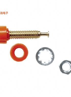 3542-3 -原装[CONN TIP JACK THRD ORANGE尖头插孔