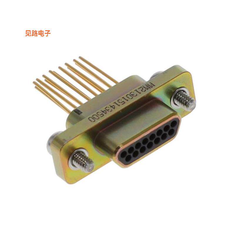 MM-213-015-143-4500 -[全新CONN MICRO-D PLG 15POS VERT SLDR]