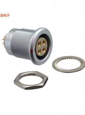 EGG.3B.304.CLL -[全新CONN RCPT FMALE 4P GOLD SLDR CUP]