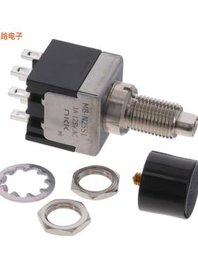 MBN25SS1W01-CA -[全新BUSHING MOUNT MINIATURE PUSHBUTT]