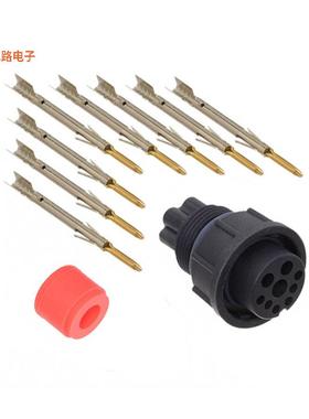 ACBD-08BFFC-LL7AP0 -[全新CONN PLUG FMALE 8POS GOLD CRIMP]