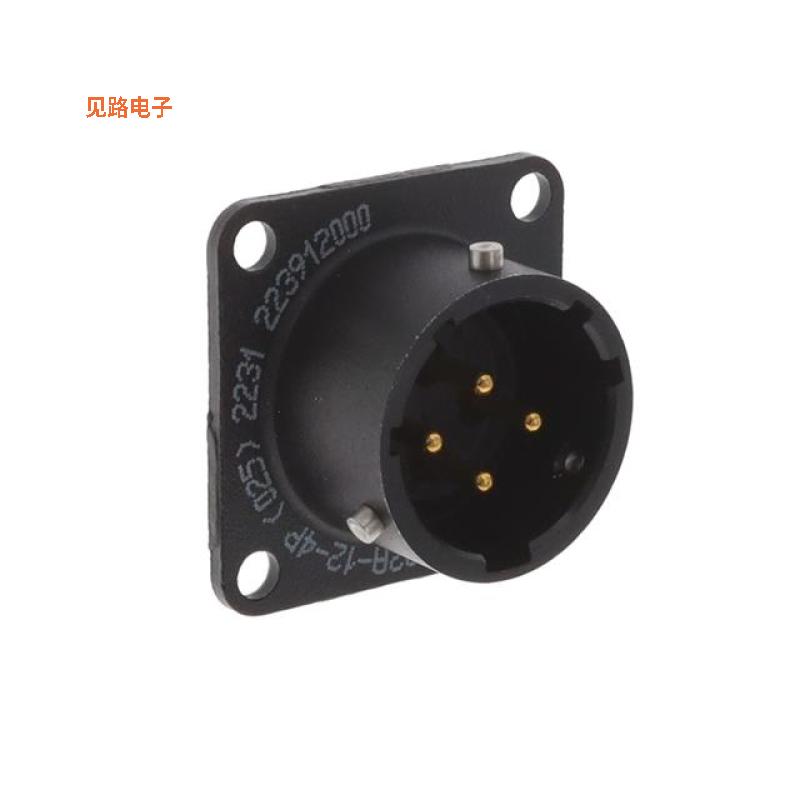 PT02A12-4P-025 -原装[PT 4C 4#16 PIN RECP插座，公形引脚
