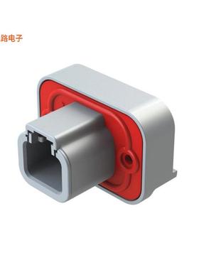 ATP15-2P-BM04GRY -原装[2 POSITION STRAIGHT PCB FLANGE M插座