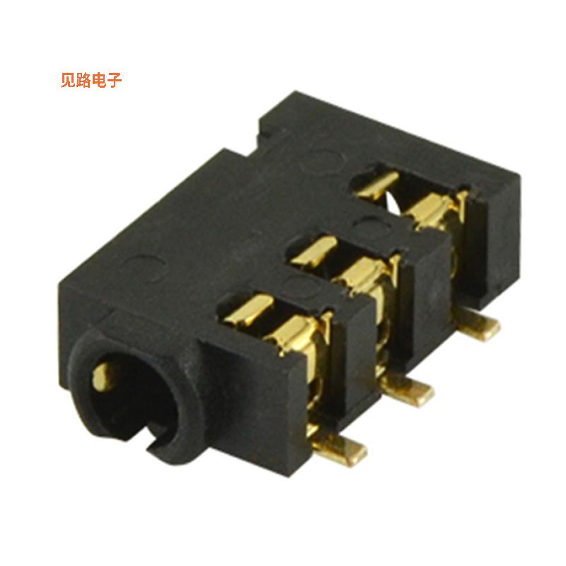 SJ-25014A-SMT-TR -[全新AUDIO JACK, 2.5 MM, RT, 4 CONDUC]