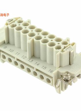 0936010263 -原装[16P + PE FEMALE INSERT 16A 500V/插件