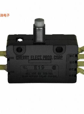 E19-00J -原装[SWITCH SNAP ACTION DPDT 15A 125VDPDT