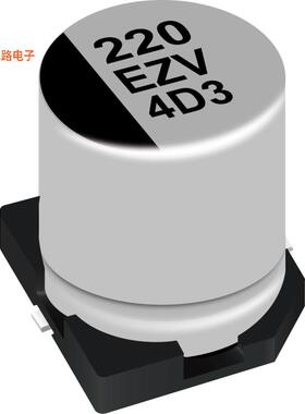 EEH-ZV1J470P -原装[CAP ALUM HYBRID 47UF 20% 63V SMD混合物