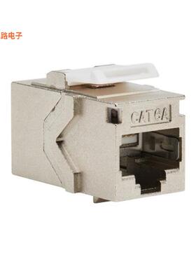 N235-001-SH6A-1 -原装[CAT6A SHIELDED SNAP-IN COUPLER U模块