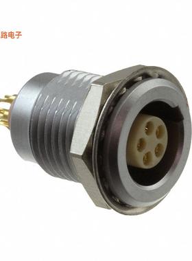 821B005-203RF01 -[全新CONN RCPT FMALE 5P GOLD SLDR CUP]